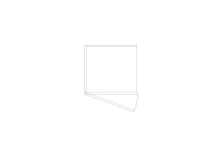 Armoires DWG - Armoire un seul battant 05 - ACCA software Armoires DWG - Armoire un seul battant 05 - ACCA software
