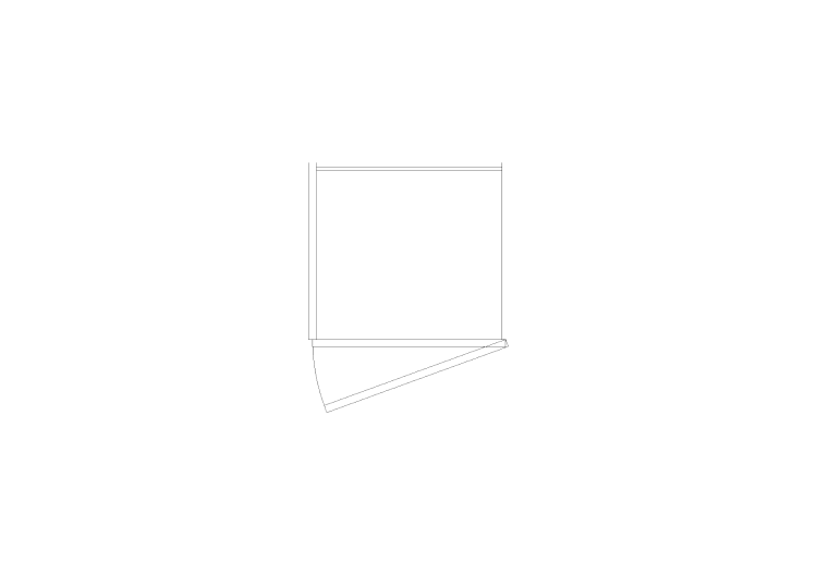 Wardrobes DWG - Wardrobe with single Hinged Door Leaf 06 -... Wardrobes DWG - Wardrobe with single Hinged Door Leaf 06 -...