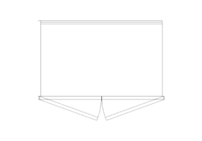 DWG Schr&auml;nke - Kleiderschrank Drehfl&uuml;gel einfl&uuml;gelig 07