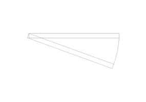 Armoires DWG - Cabine vantail battant 01