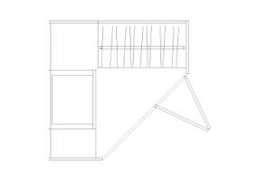 Wardrobes DWG - Cabinet composition 05