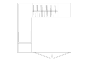 Armadi DWG - Cabina composizione 11