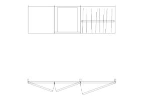 DWG Schr&auml;nke - Schrankkabine Kombination 13