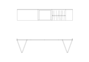 Armarios DWG - Cabina composición 14