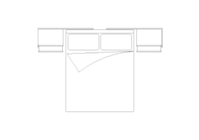 Armoires DWG - Chambre composition type 1 02