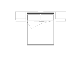 Armoires DWG - Chambre composition type 2 02
