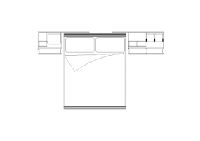 Armários DWG - Quarto composição tipo 2 05