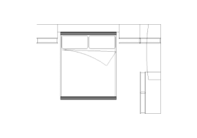 Wardrobes DWG - Type 2 Bedroom composition 10