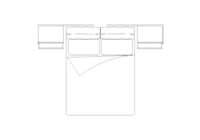 DWG Schr&auml;nke - Schlafzimmer Kombination Typ 3 02