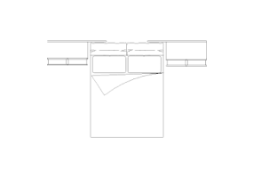Armoires DWG - Chambre composition type 3 04