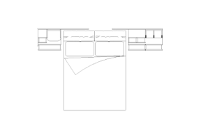 Armoires DWG - Chambre composition type 3 05