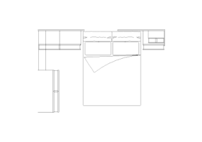 Armoires DWG - Chambre composition type 3 07
