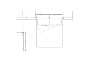 Wardrobes DWG - Type 3 Bedroom composition 09