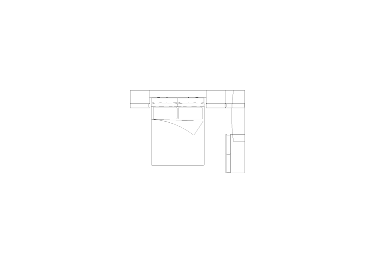 Armários DWG - Quarto composição tipo 3 10 - ACCA software Armários DWG - Quarto composição tipo 3 10 - ACCA software