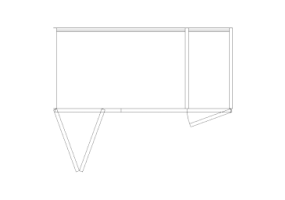 Wardrobes DWG - Bookshelf Composition 01