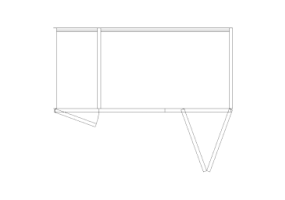 Armários DWG - Estante composta 04