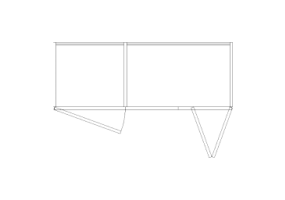 Wardrobes DWG - Bookshelf Composition 06
