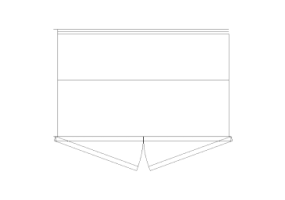 Armários DWG - Ponte individual 08