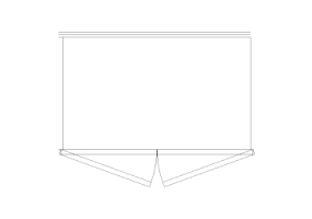 Armários DWG - Ponte individual 12
