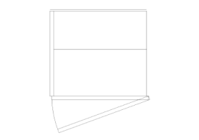 Wardrobes DWG - Single bridge 22