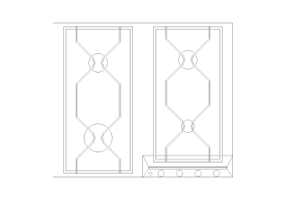Cozinhas DWG - Fog&atilde;o p51 06