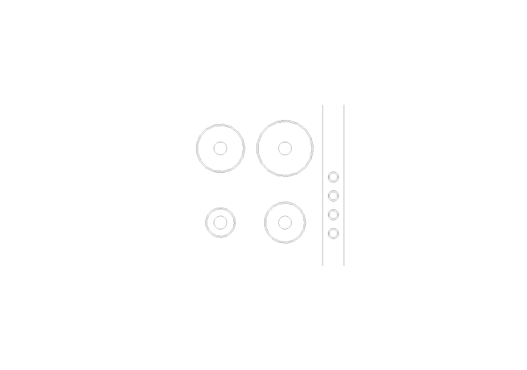 Cuisines DWG - Plans de cuisson 001 - ACCA software Cuisines DWG - Plans de cuisson 001 - ACCA software