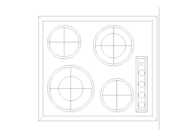 Cozinhas DWG - Fog&atilde;o 004