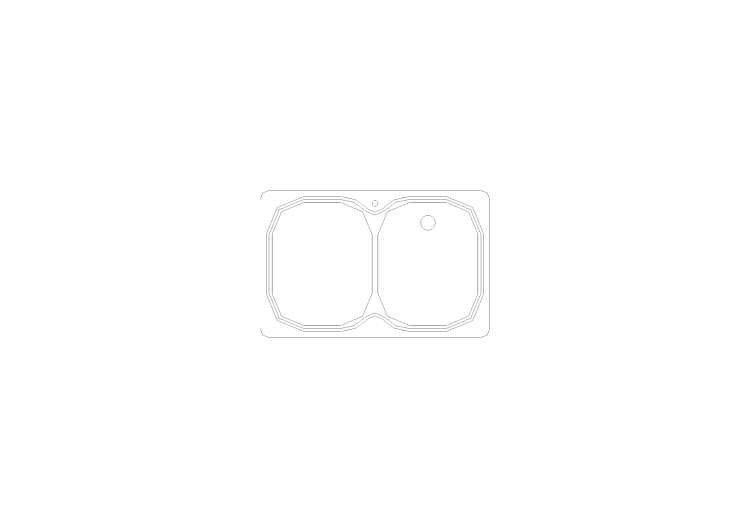 Cuisines DWG - Évier p50xl78 04 - ACCA software Cuisines DWG - Évier p50xl78 04 - ACCA software