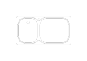 Cuisines DWG - Évier p50xl95 10