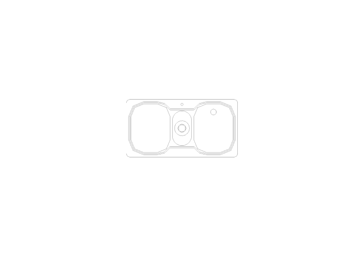 Kitchens DWG - Wash Basin p50xl95 13 - ACCA software Kitchens DWG - Wash Basin p50xl95 13 - ACCA software