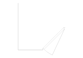 Kitchens DWG - Hanging corner cabinet 60 07