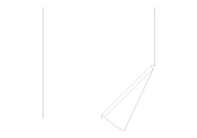 Kitchens DWG - Hanging corner cabinet 60 08