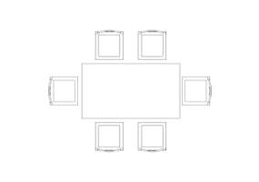 Cucine DWG - Tavolo completo 04