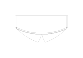 M&oacute;veis DWG - Coluna Curva 04