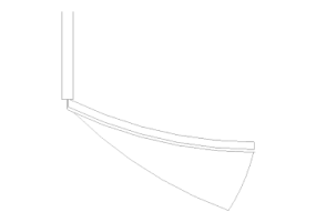 DWG M&ouml;beln - Gerundete S&auml;ule 05