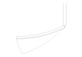 DWG M&ouml;beln - Gerundete S&auml;ule 06