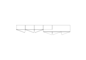 Furniture DWG - Hinged door composition 14