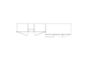 Móveis DWG - Composição gavetas 29