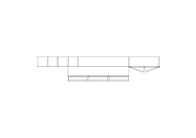 Muebles DWG - Composición cajones 41