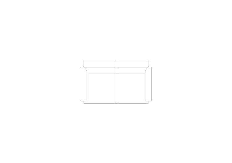 Móveis DWG - Sofá tipo 4 03 - ACCA software Móveis DWG - Sofá tipo 4 03 - ACCA software