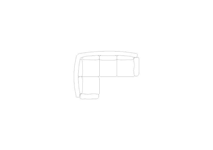 DWG Möbeln - Typ Sofa 5 06 - ACCA software DWG Möbeln - Typ Sofa 5 06 - ACCA software