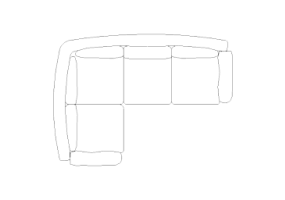 Furniture DWG - Type 5 sofa 06
