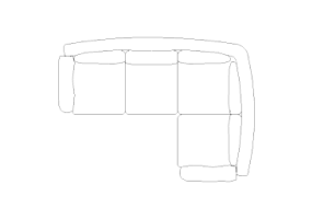 Furniture DWG - Type 5 sofa 07