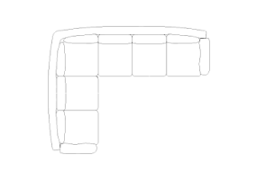 Mobili DWG - Divano tipo 5 08