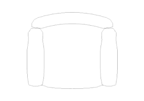 Furniture DWG - Type 5 sofa 10