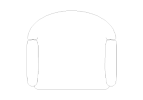Furniture DWG - Type 5 sofa 11