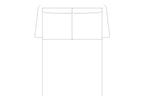 Furniture DWG - Canap&eacute; lit 03