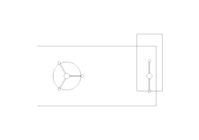 Escritório DWG - Escrivaninhas tipo 3 25
