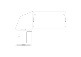 Office DWG - Workstation Composition A90 15