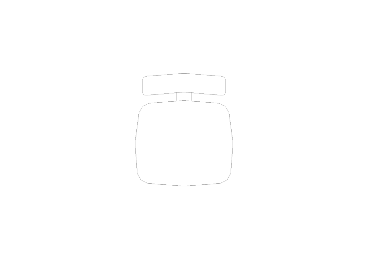 Bureau DWG - Chaise 01 - ACCA software Bureau DWG - Chaise 01 - ACCA software